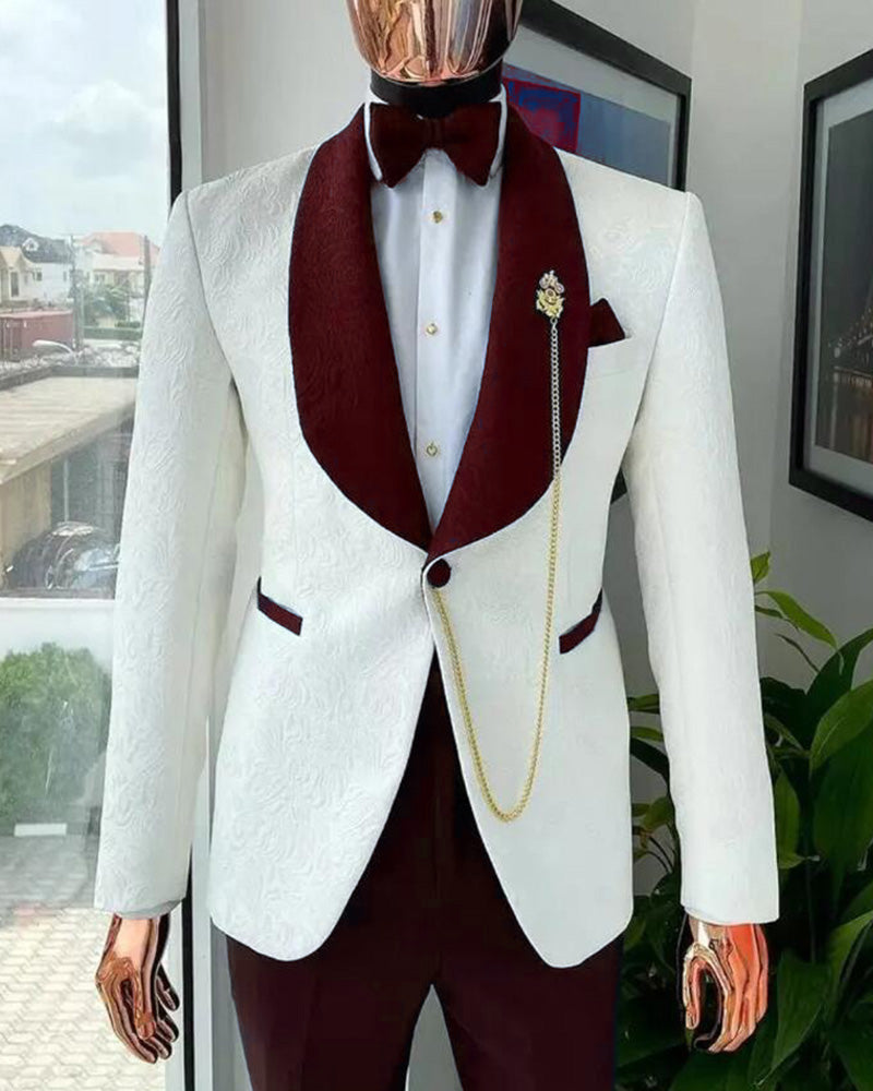 Groom Suit - Ivory Wedding Tuxedo main image 1