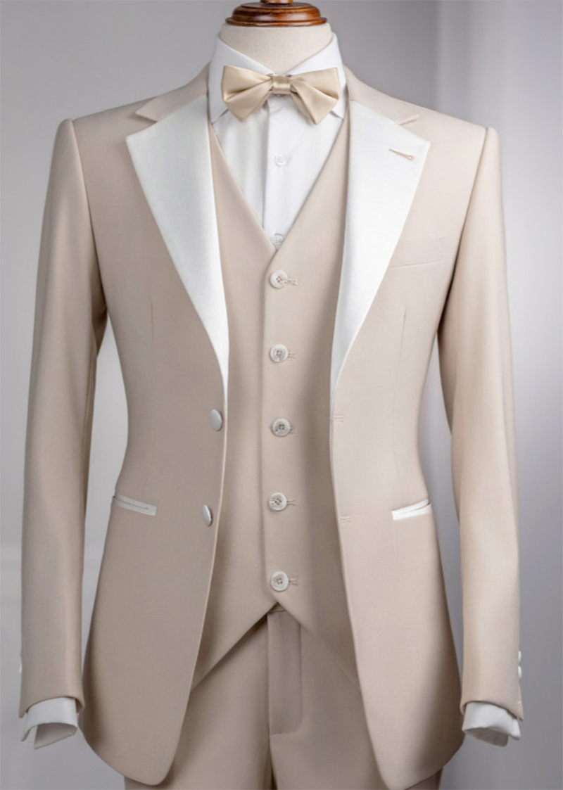 tan wedding suits