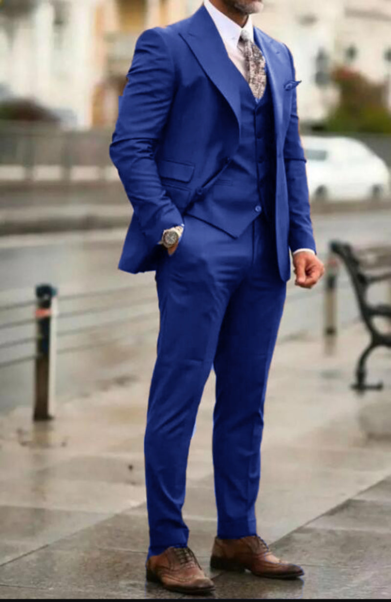 blue suit for men