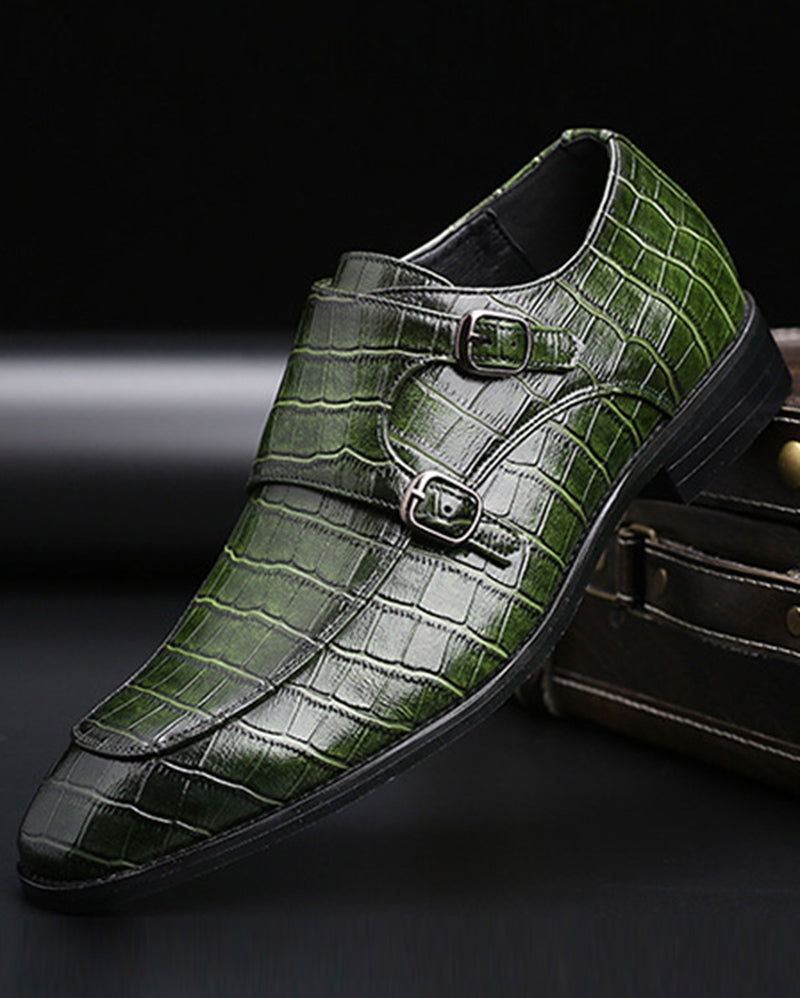 Mens green dress on sale shoes