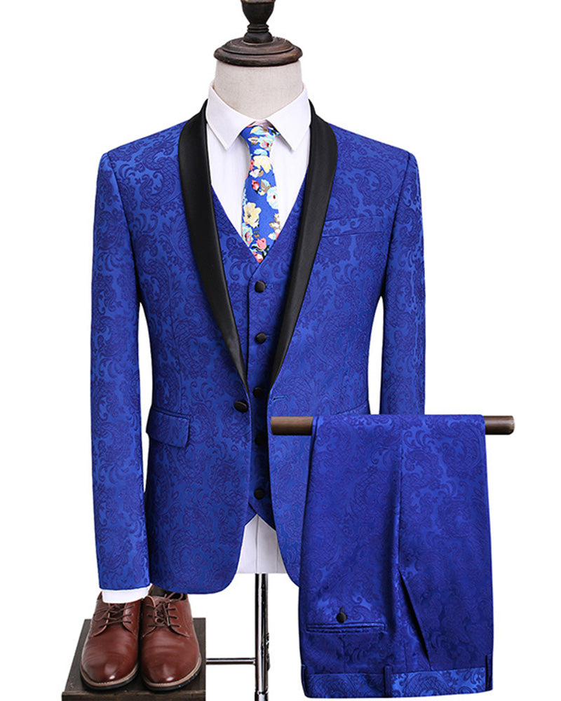Mens Suit Prom Tuxedo Tailcoat Jacket Vest Pants Dinner Wedding Groom Dress  Chic | eBay