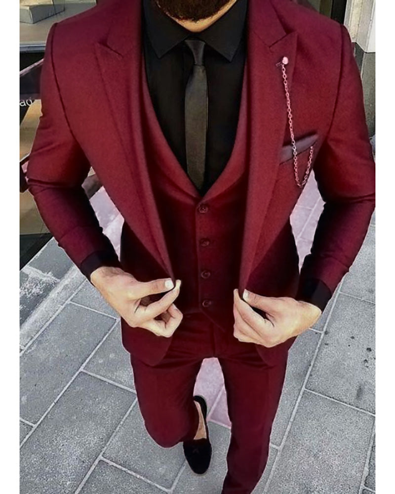 Burgundy - Red Custom Suit - Suitably - Australian Tailor-Made Suits