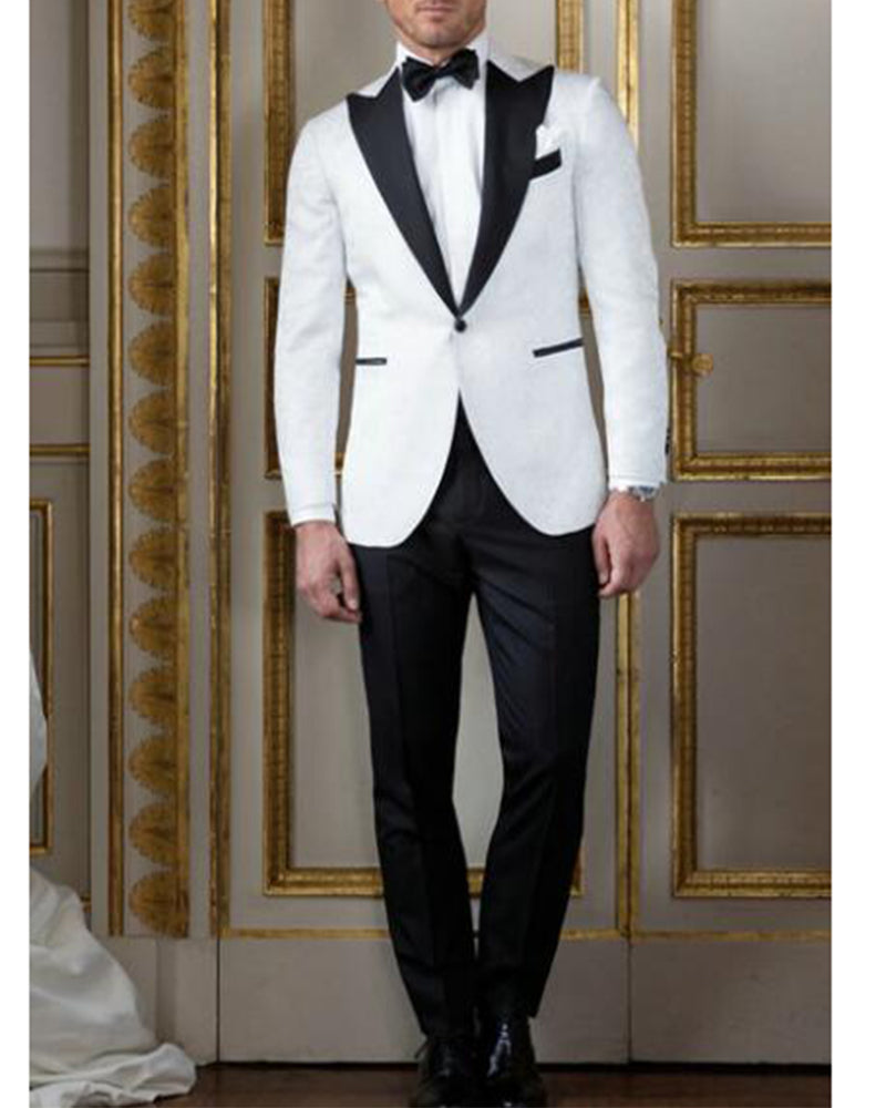 White Blazer with Black Pants Outfits For Men (72 ideas & outfits) |  Lookastic
