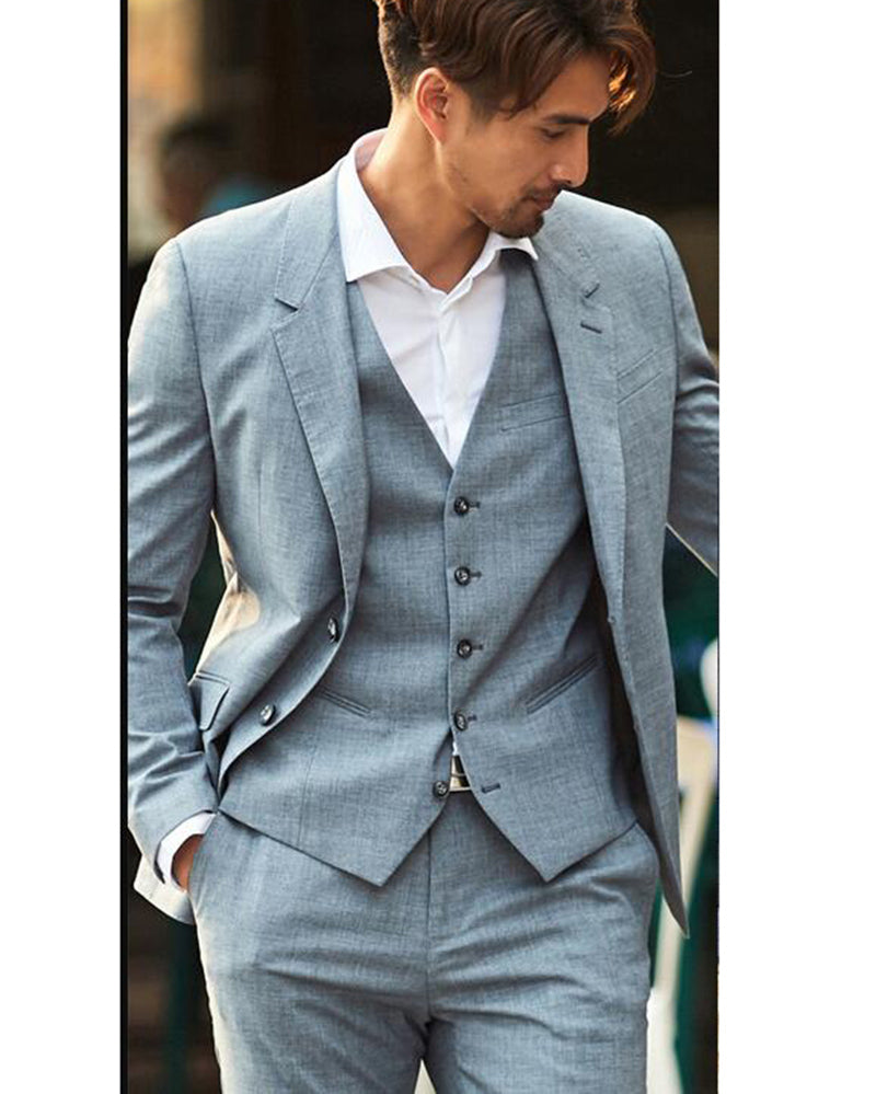 ASOS DESIGN summer wedding range super skinny suit jacket in pale blue |  ASOS
