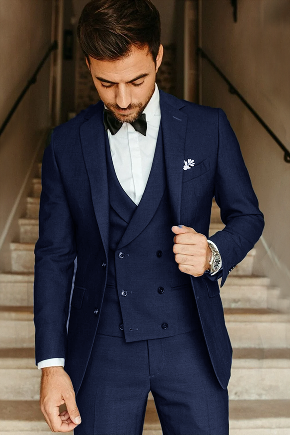 Navy Blue Graduation Outfits Male Graduation Suits Royal Blue